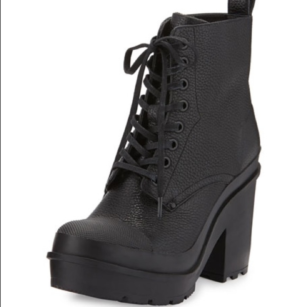 Hunter High Heeled Combat Rain Boots